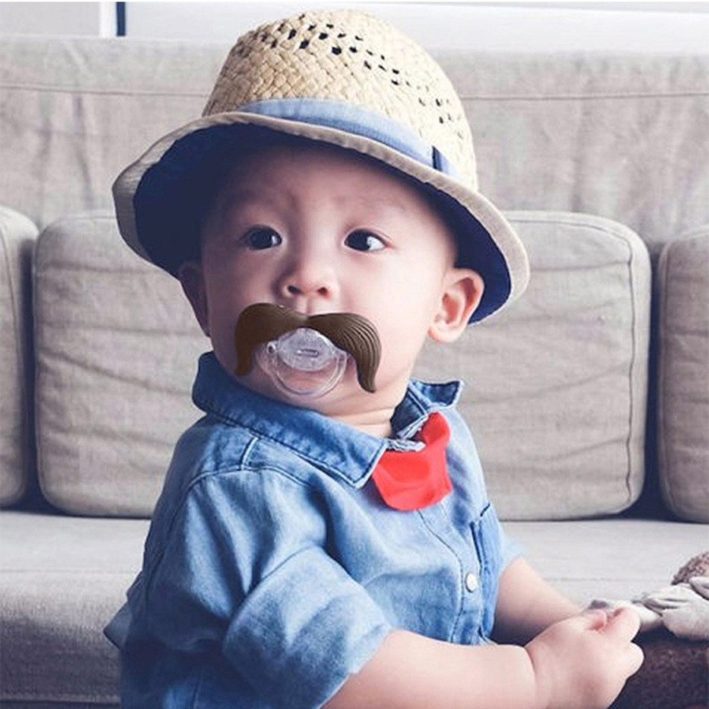 Mustache Pacifier Funny Baby Pacifier